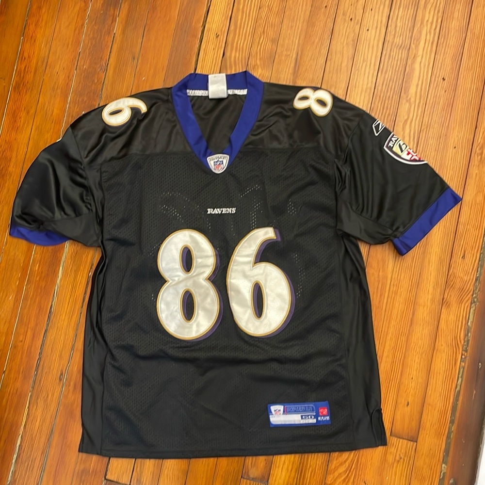 NFL Reebok Baltimore Ravens Todd Heap Jersey FULLY STITCHED Size 50/ Large